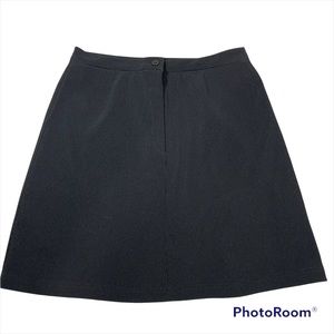 DKNY black pin stripes A-line skirt Size S